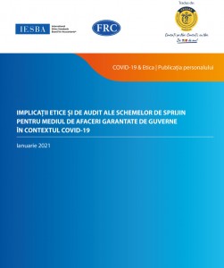 A new IFAC publication translated into Romanian: “Ethical and auditing implications arising from government-backed covid-19 business support schemes”